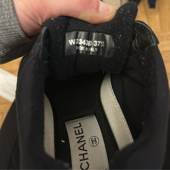 💕x2HP💕Chanel Rev black Women’s sneakers - Picture 9 of 9